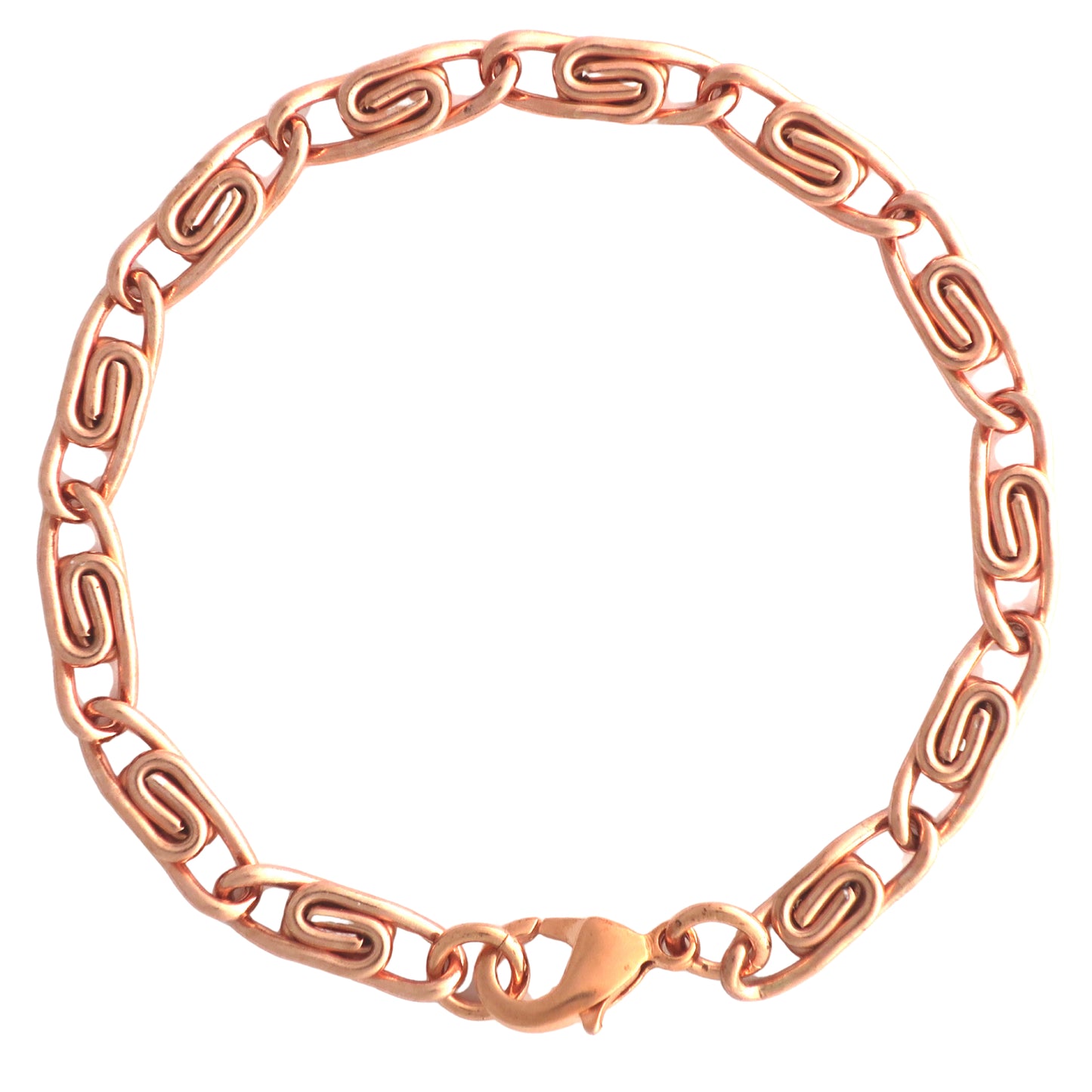 Copper Jewelry Repair Kit 15mm Shiny Copper Plated Brass Lobster Clasp 7mm Ring Complete 3-Pc Set