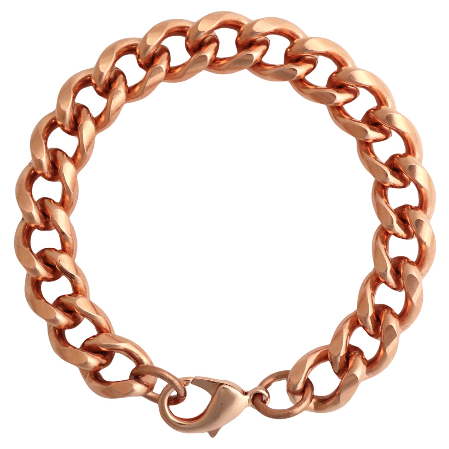 Copper Jewelry Repair Kit 23mm Shiny Copper Plated Brass Lobster Clasp 12mm Ring Complete 3-Pc Set