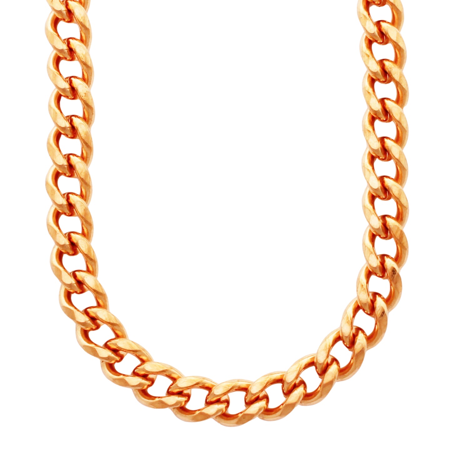 Bulk Copper Curb Chain 10mm Heavy Copper Chain by the Foot FC76 Copper Jewelry Making Supplies
