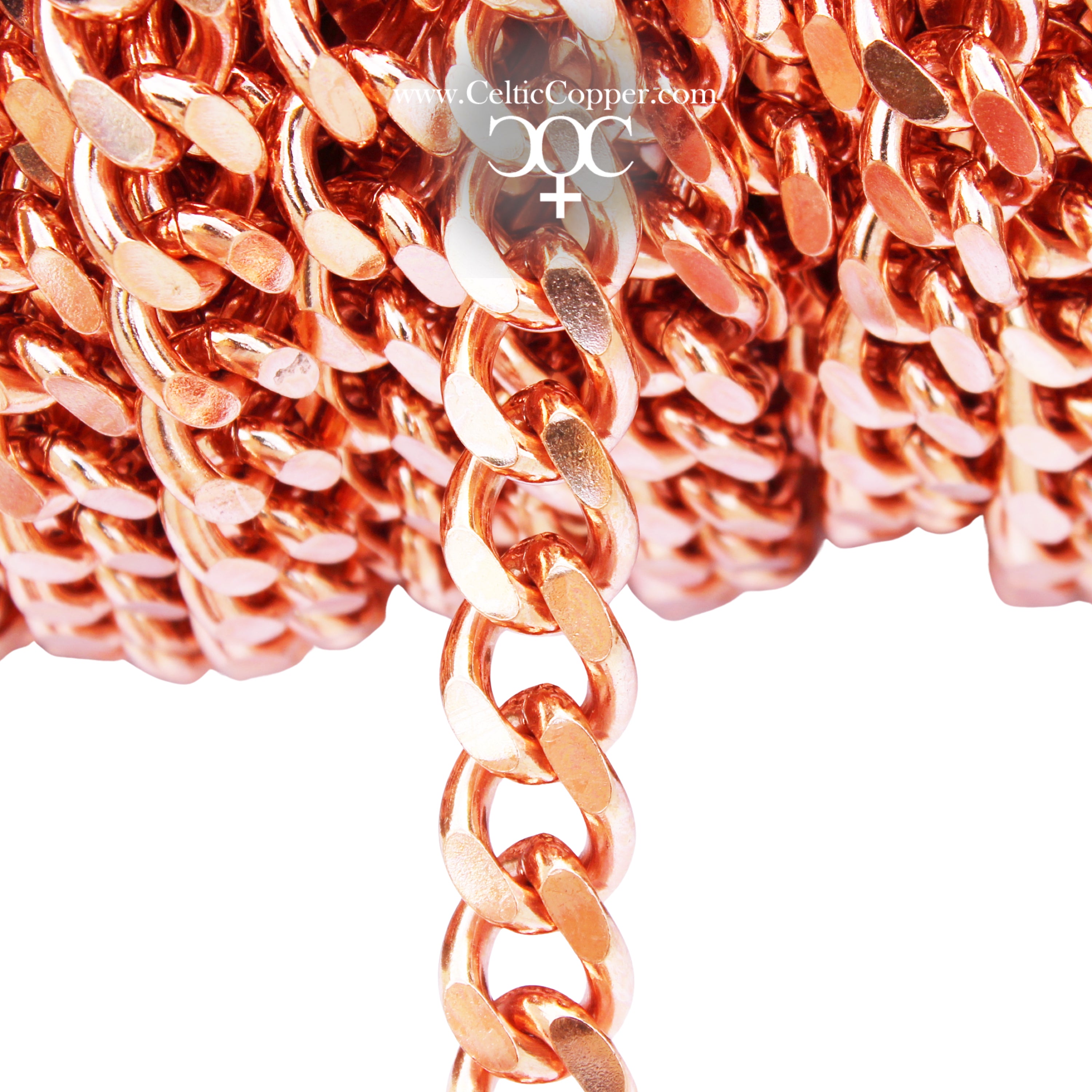 Bulk Copper Curb Chain 16mm Chunky Copper Chain by the Foot F162 Coppe ...