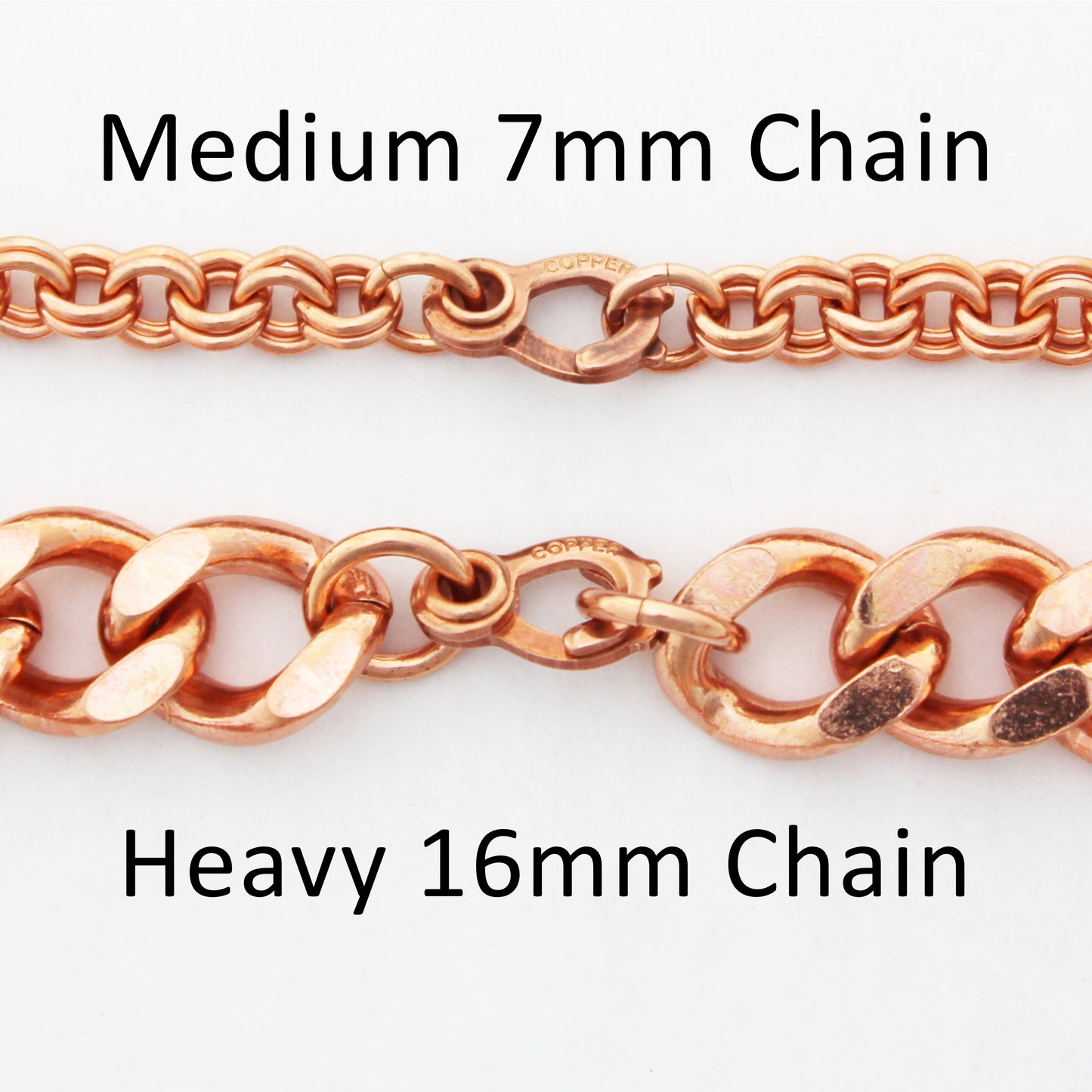Copper Clasp Repair Kit 16mm Pure Solid Copper Sister Hook Clasp Medium Heavy Weight 3-Piece Set