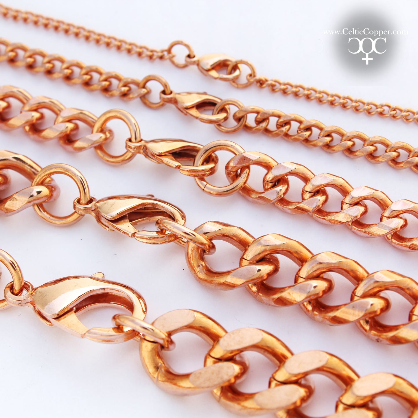 Copper Jewelry Repair Kit 19mm Shiny Copper Plated Brass Lobster Clasp 8.5mm Ring Complete 3-Pc Set
