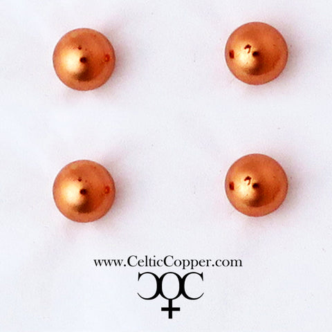 Copper Horse Shoe Stud Earrings With Hypoallergenic Earring Posts Eque –  Celtic Copper Shop