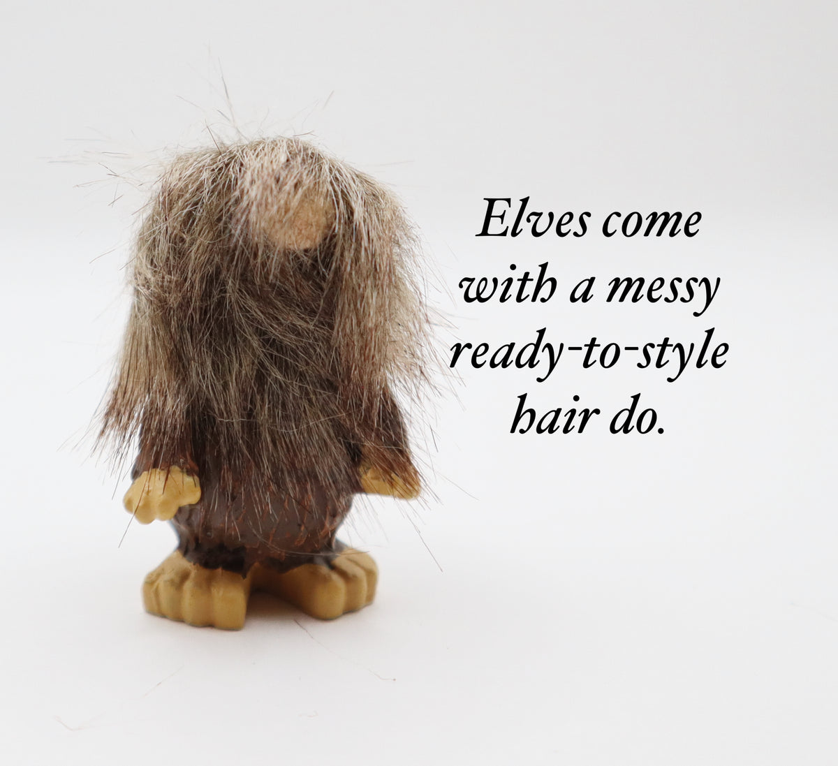 Gnome Desk Toy 2 Wood Elf Figurines Mini Stump Tables Miniature Fairy Food Bakery Play Set