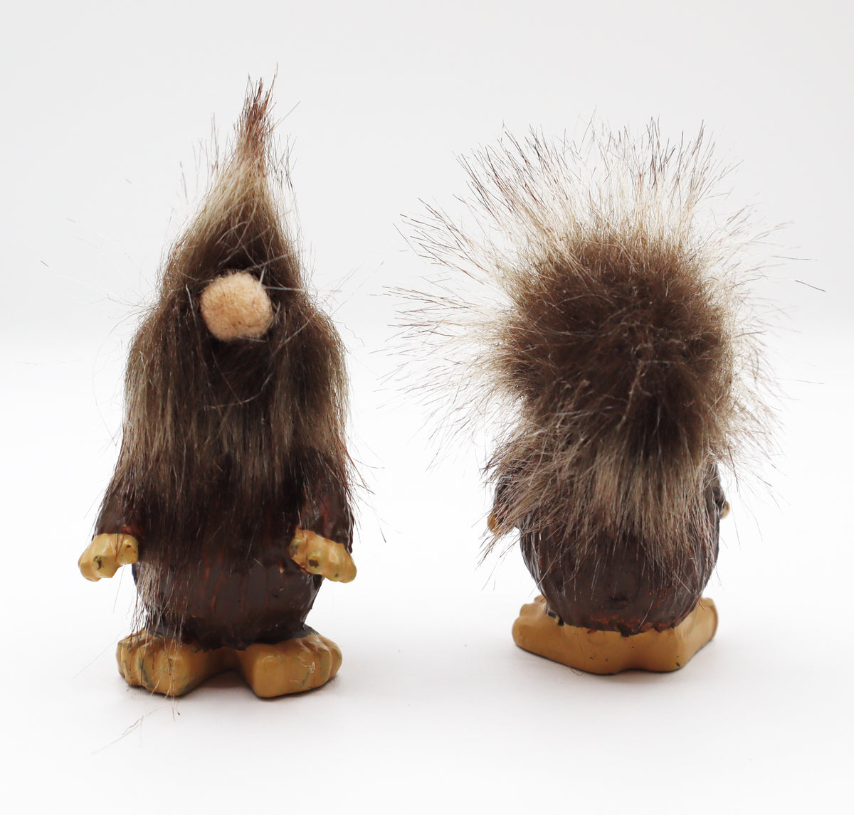 Gnome Desk Toy 2 Wood Elf Figurines Mini Stump Tables Miniature Fairy Food Bakery Play Set