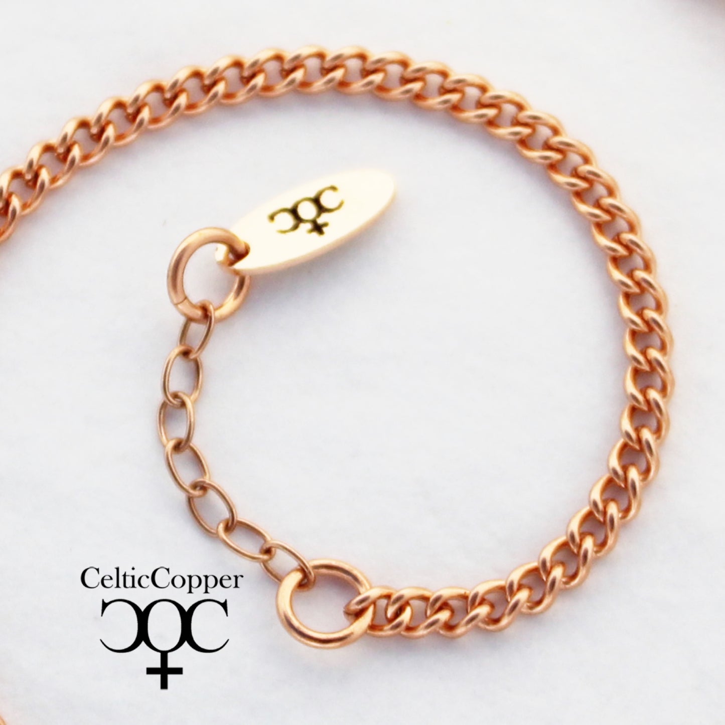 Luna Crescent Moon Copper Necklace Set Solid Copper Hammered Moon Pendant Chain Matching Earrings