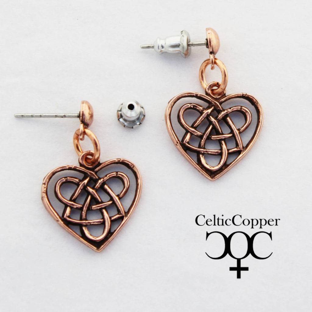 Celtic love knot earrings hotsell