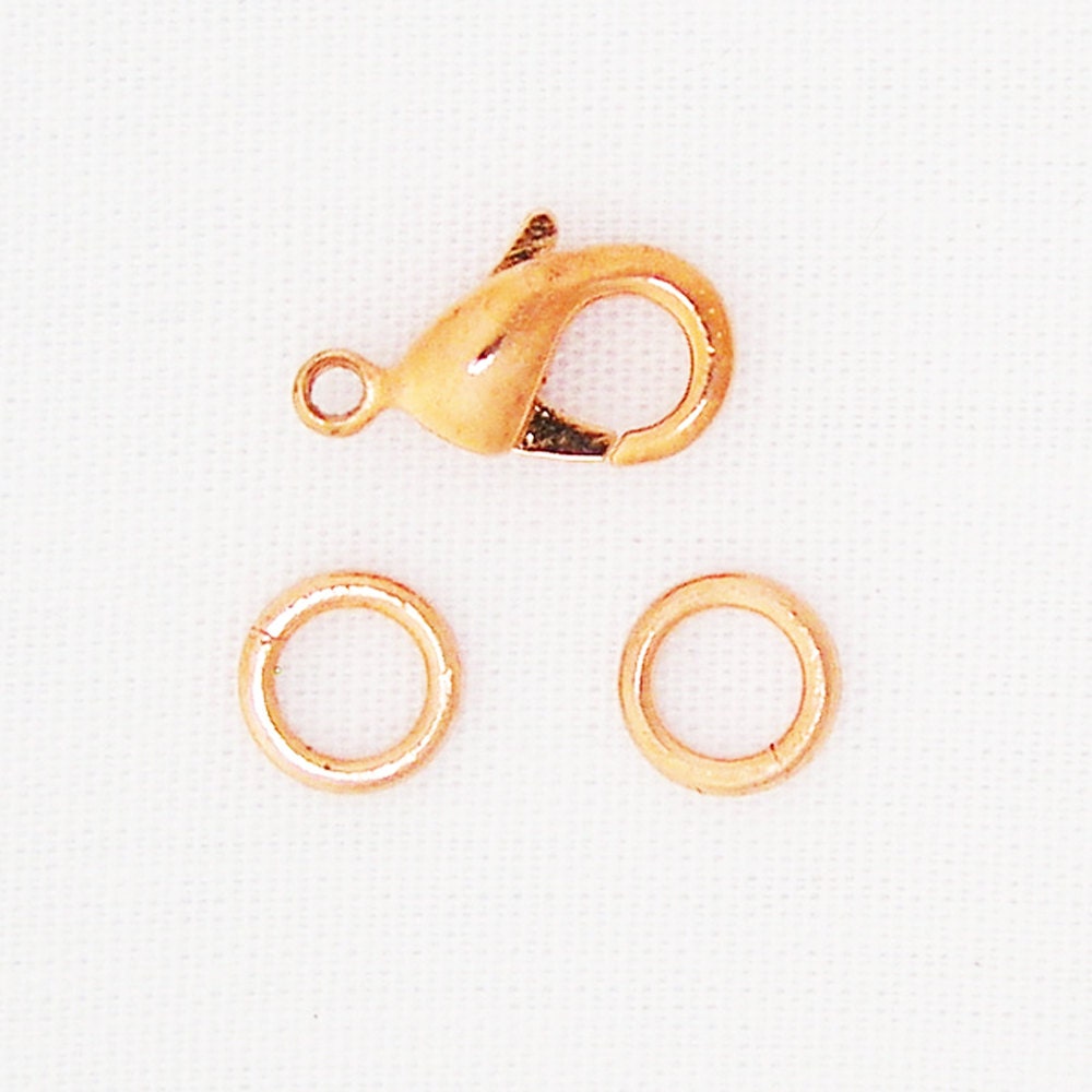 Copper lobster clasp sales