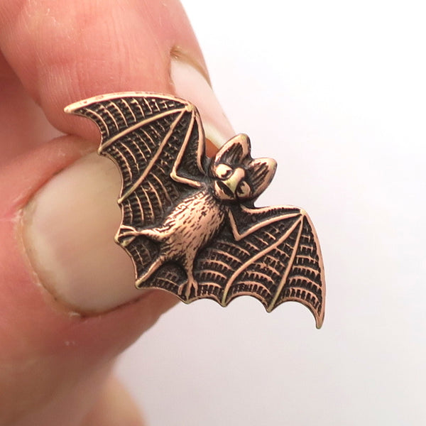 Copper Bat Earring Studs EC56 Solid Copper Wild Bat Post Earring Studs