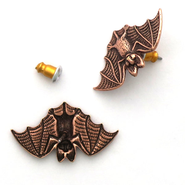 Copper Bat Earring Studs EC56 Solid Copper Wild Bat Post Earring Studs