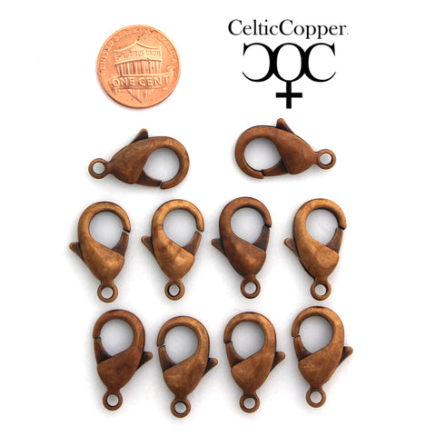 Bulk Copper Curb Chain 13mm Heavy Duty Copper Chain by the Foot F79 Co –  Celtic Copper Shop