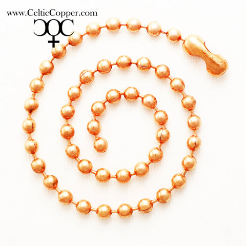 Real copper outlet ankle bracelet