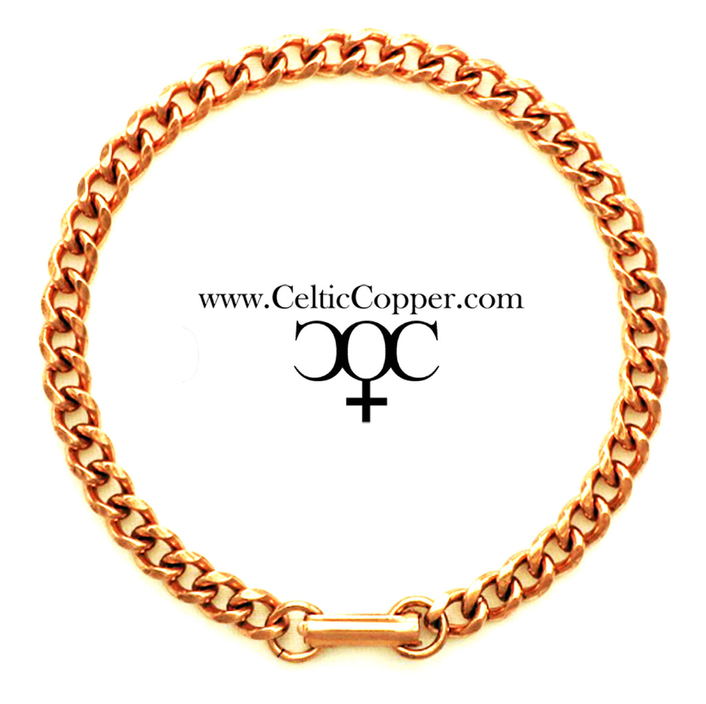 Copper Bead Bracelet Real Copper Jewelry Hand Beaded Bracelet for Women,  Men Custom Size 6 7 8 9 Inch Bracelet 