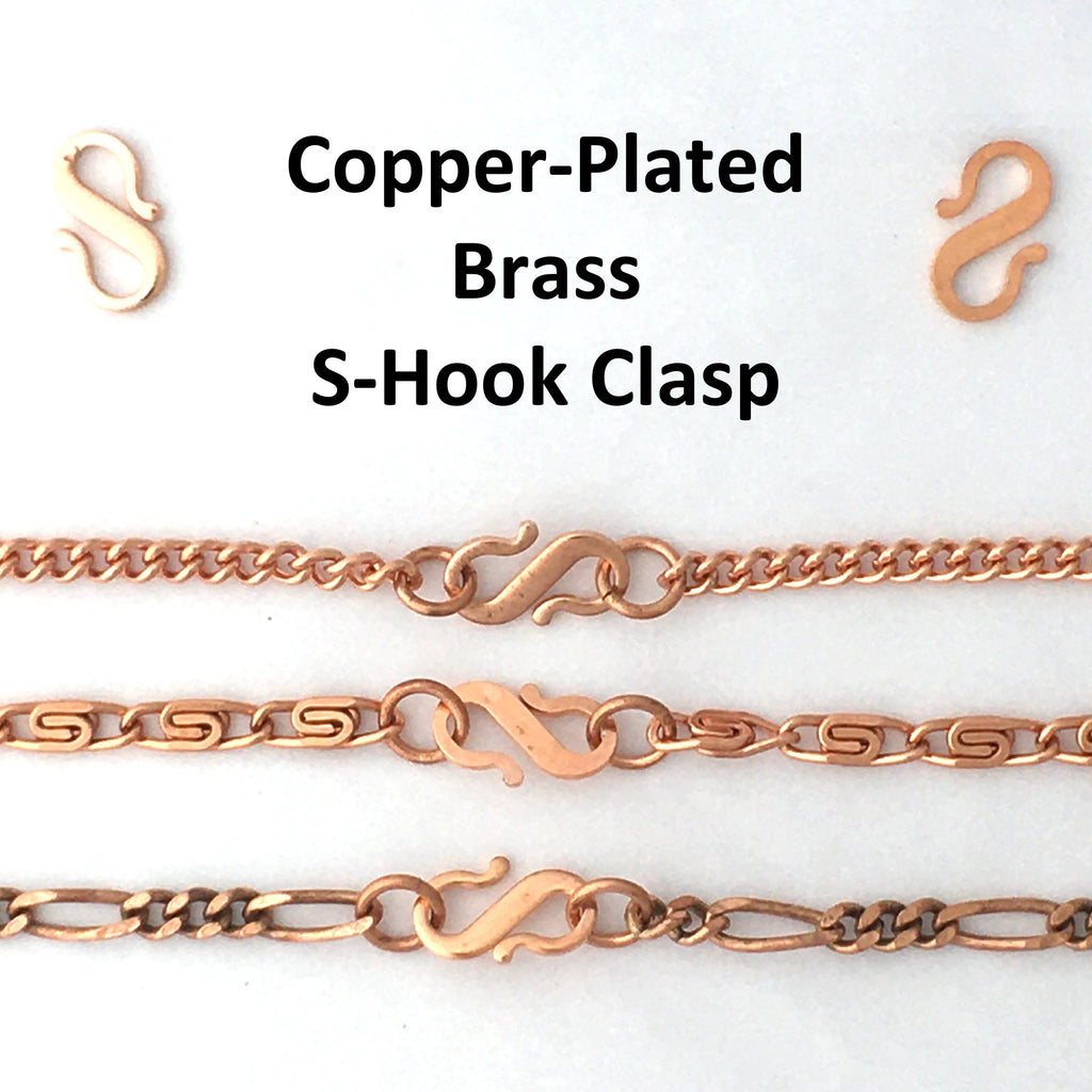 Solid Copper Chain, Antiqued Copper Necklace