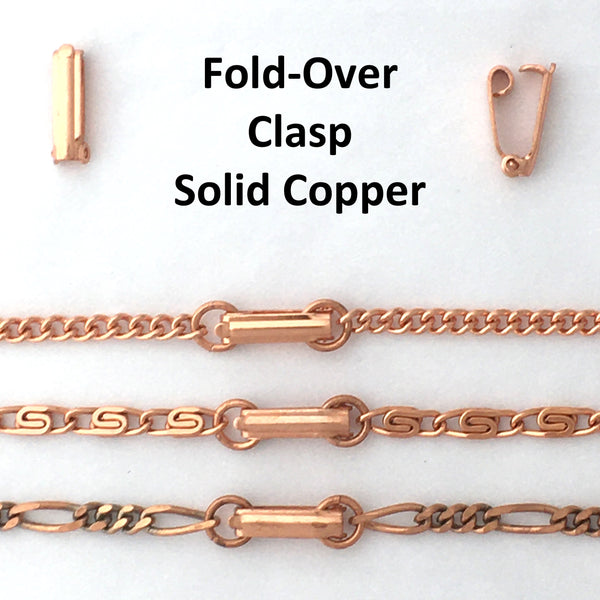 Solid Copper Necklace Chain Medium 5mm Cuban Curb Chain Necklace NC72 Pure Copper Curb Curb Chain Necklace 20 Inch Chain
