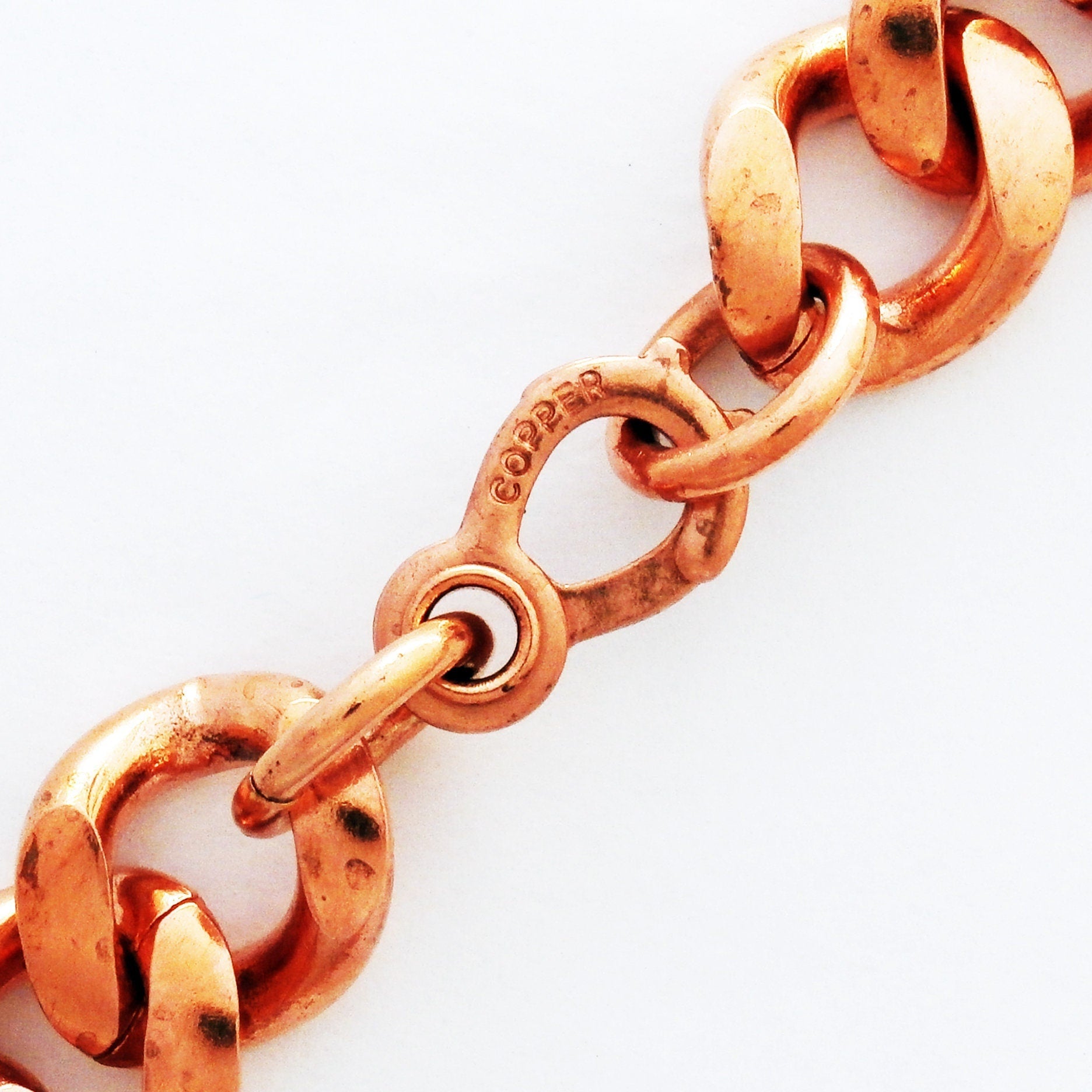 Heavy Solid Copper 16mm Sister Hook Clasp with Jump Rings JSCC24 Jewelry Supplies for Jewelry Making and Jewelry Repair