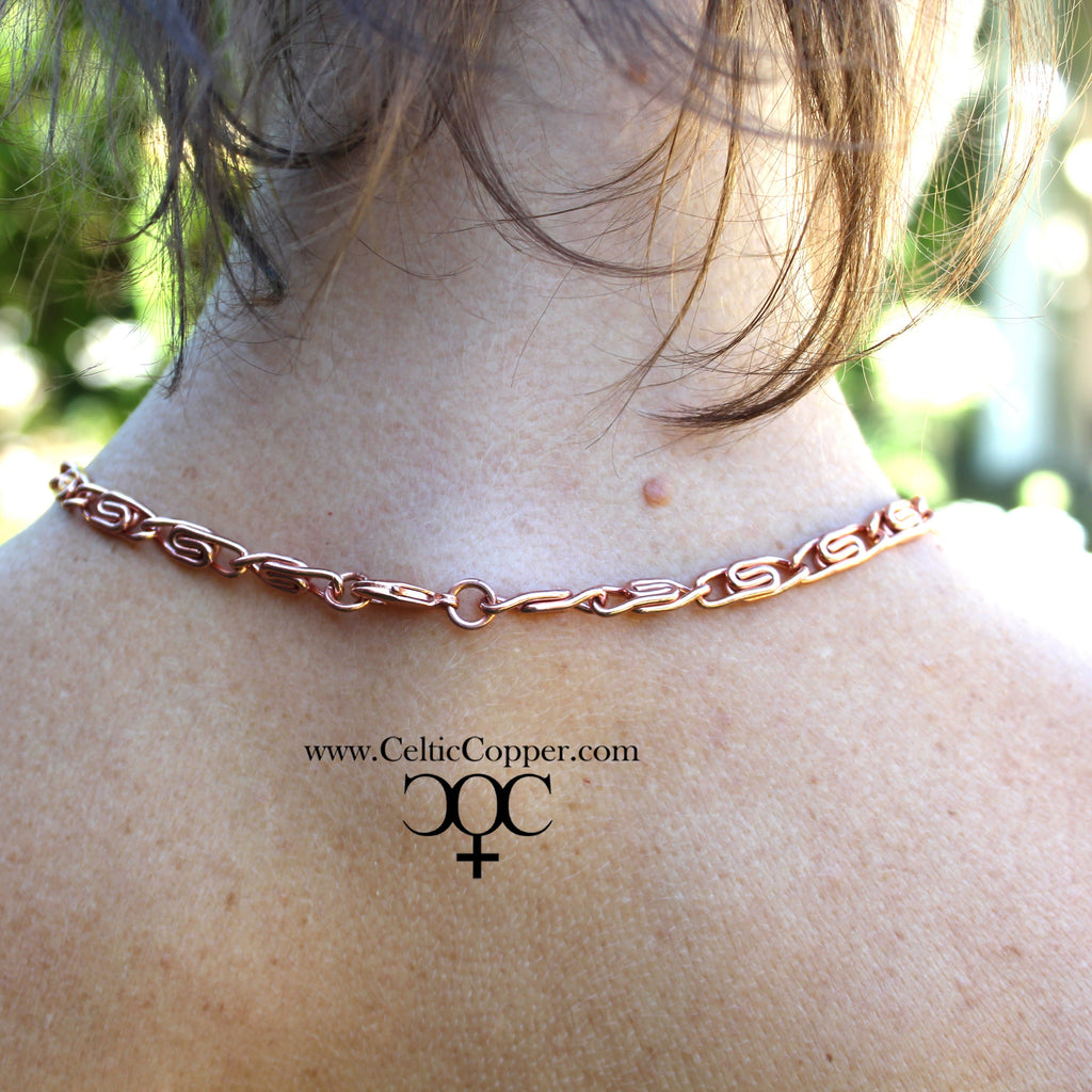 Copper necklaces sales