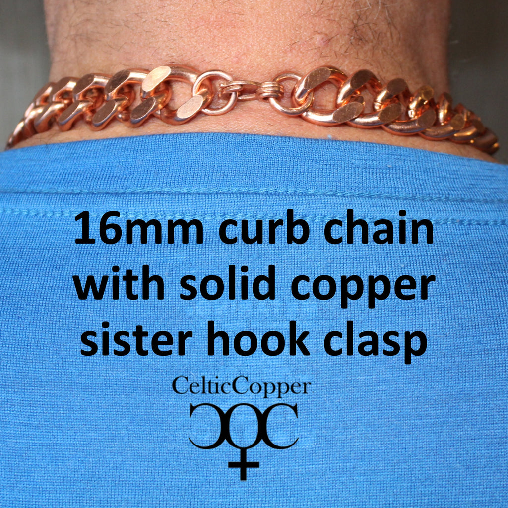 16 Inch Solid Copper Chain